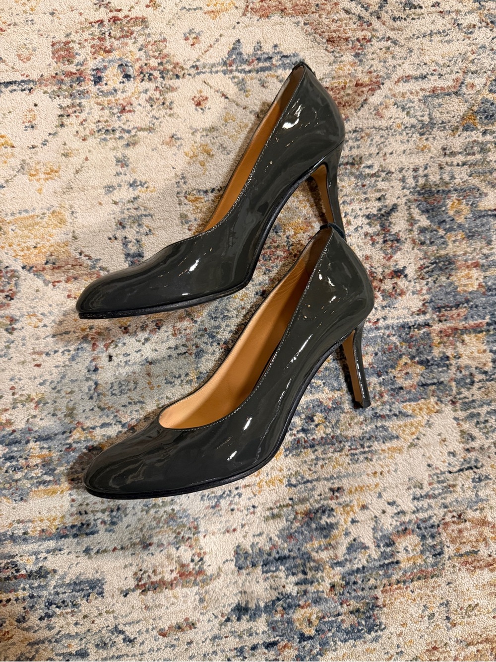 Baldinini Made in Italy Patent Leather Pumps EU 38 US 7.5 Classic Heels